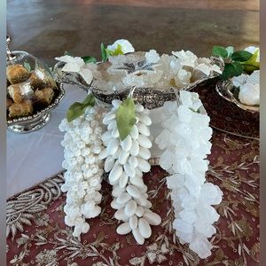 Persian wedding Sofreh Aghd decoration.